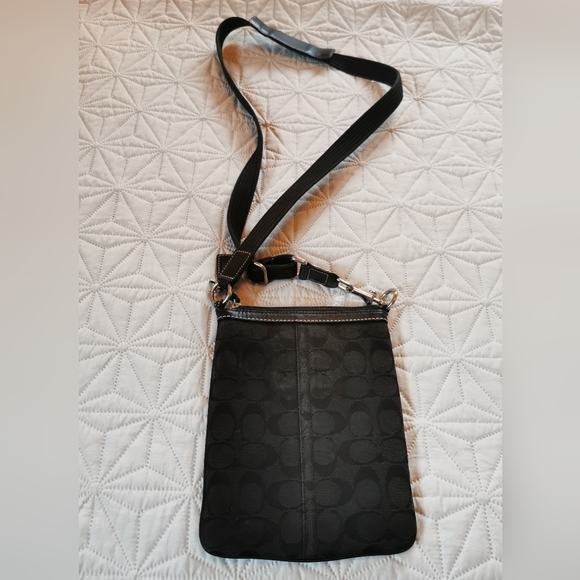 Coach Black Signature Crossbody Bag - Picture 7 of 12